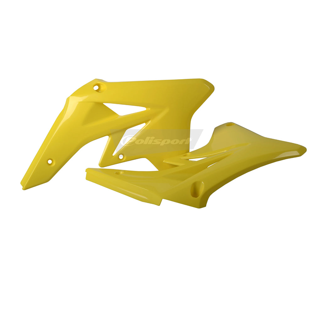 Polisport Rad Radiator Scoops Tank Panels For Suzuki RMZ 250 OEM Color Yellow RM 01 2007-2009